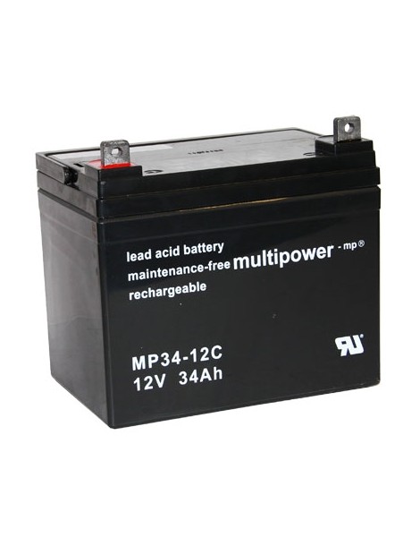 Multipower PB celė MP 34,0Ah-12V švino-rūgšties AGM akumuliatorius
