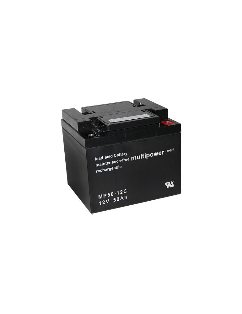 Multipower MP50,0-12C PB celė 12V 50Ah švino-rūgšties akumuliatorius vaikų mašinėlėms 8KM8465