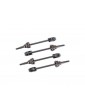 Traxxas Driveshafts, steel CV (assembled) (4) (for use with 10790)