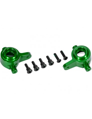 Traxxas 6061-T6 žaliai anodizuoti vairo stebulės laikikliai 9080