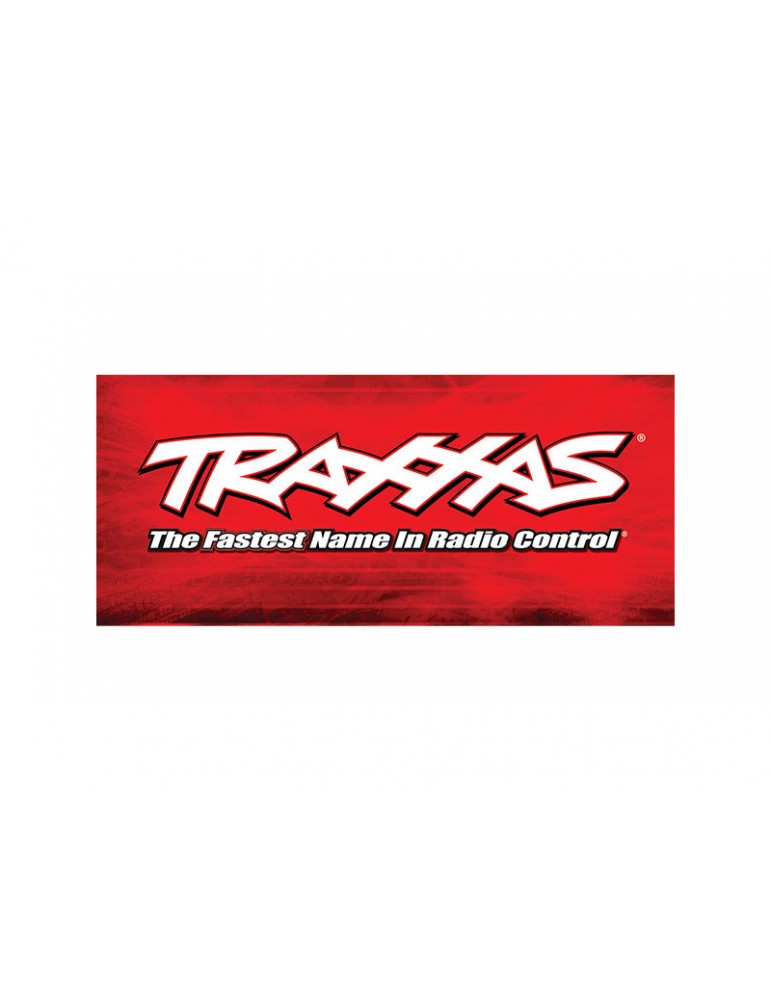 Traxxas Racing 91×213 cm raudonai juodas reklaminis plakatas