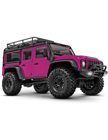Traxxas TRX-4M Land Rover Defender 1:18 RTR rožinis RC kopimo (krawler)  modelis