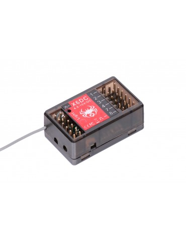 RGT X8E GS07 2.4 GHz RC siųstuvas su X6DC imtuvu