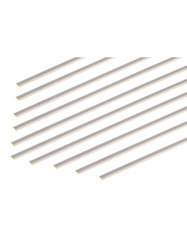 Balsa trailing edges, yellow 4x15x1000mm