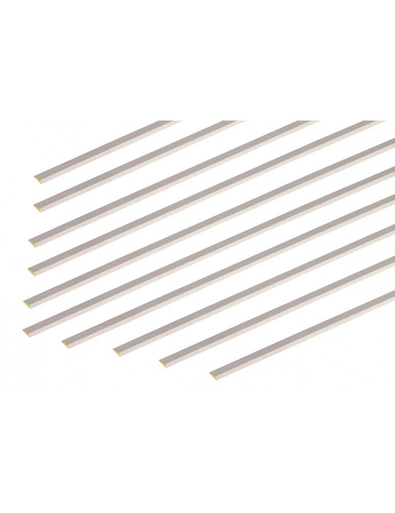 Balsa trailing edges, yellow 4x15x1000mm