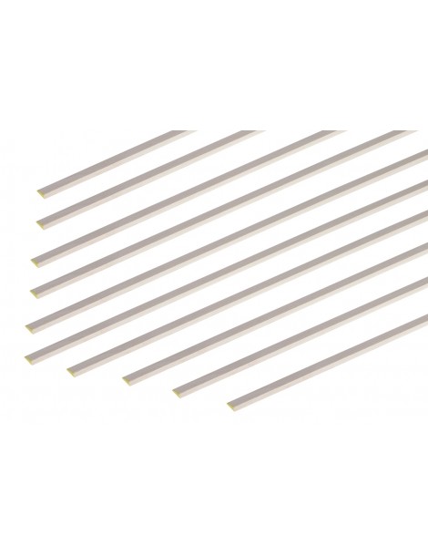 Balsa trailing edges, yellow 4x15x1000mm