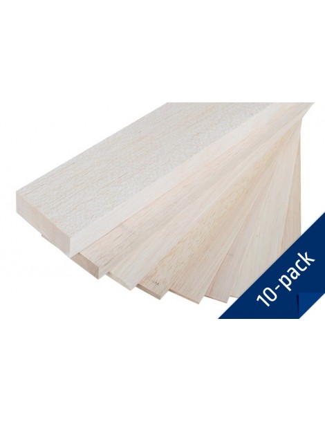 100x10cm Balsa 9 mm standard (10 pcs)