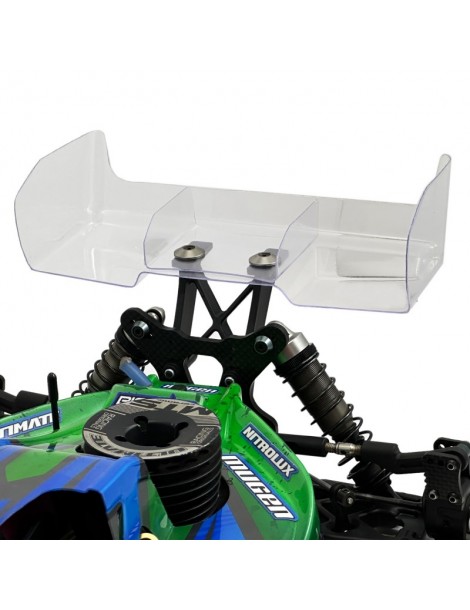 Ultimate 1/8 Buggy Lexan galinis sparnas su centrinėmis dalimis (2 vnt.)