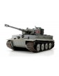 RC tankas Tiger I 1:16 pilkas IR kovos sistema