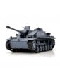 RC tankas Sturmgeschütz III 1:16 BB+IR su metaliniais vikšrais grey