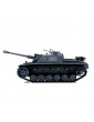 RC tankas Sturmgeschütz III 1:16 BB+IR su metaliniais vikšrais grey