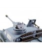 RC tankas Sturmgeschütz III 1:16 BB+IR su metaliniais vikšrais grey