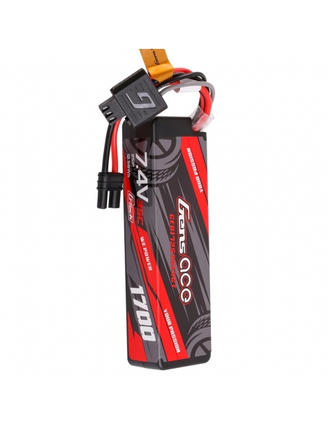 Gens ace G-Tech 1700mAh 2S 7.4V LiPo akumuliatorius HardCase iEC2
