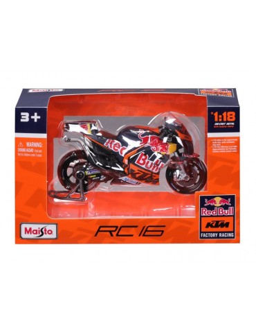 Maisto 1:18 Jack Miller Red Bull KTM Factory Racing 2023 motociklo modelis