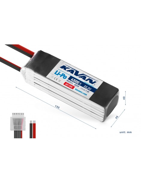 KAVAN - Li-Po 4500mAh/22,2V 60/120C, 99,9Wh