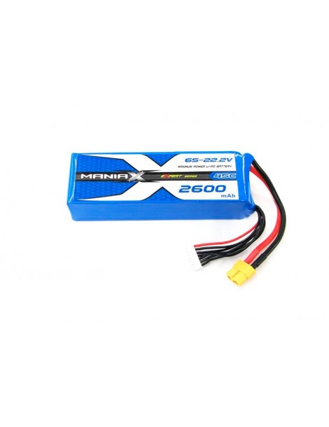 ManiaX Lipol 22.2V 2600mAh 45C