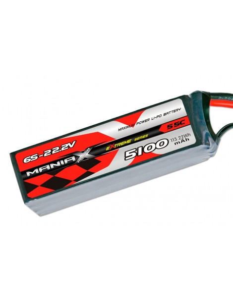 ManiaX Lipol 22.2V 5100mAh 55C