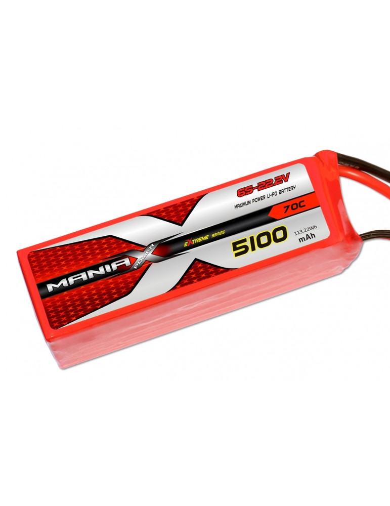 ManiaX Lipol 22.2V 5100mAh 70C