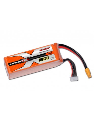 ManiaX Lipol 22.2V 1800mAh 80C