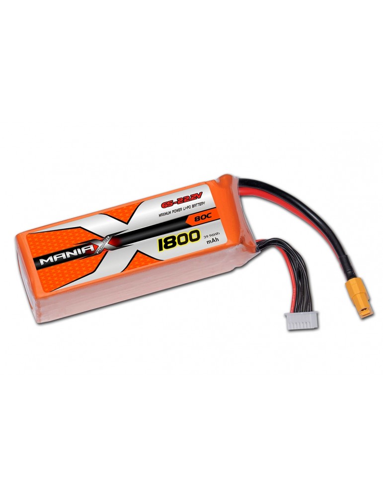 ManiaX Lipol 22.2V 1800mAh 80C