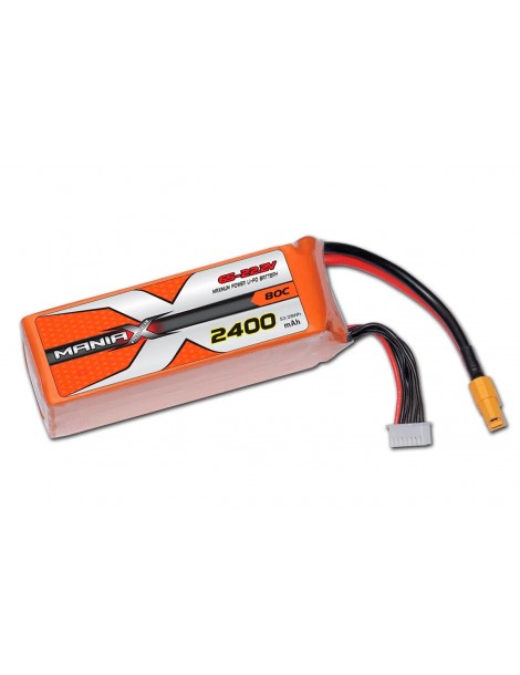 ManiaX Lipol 22.2V 2400mAh 80C