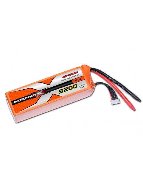 ManiaX Lipol 22.2V 5200mAh 80C