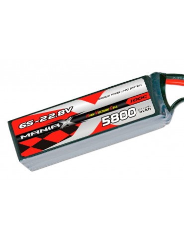 ManiaX LiHV 22.8V 5800mAh 100C RC akumuliatorius