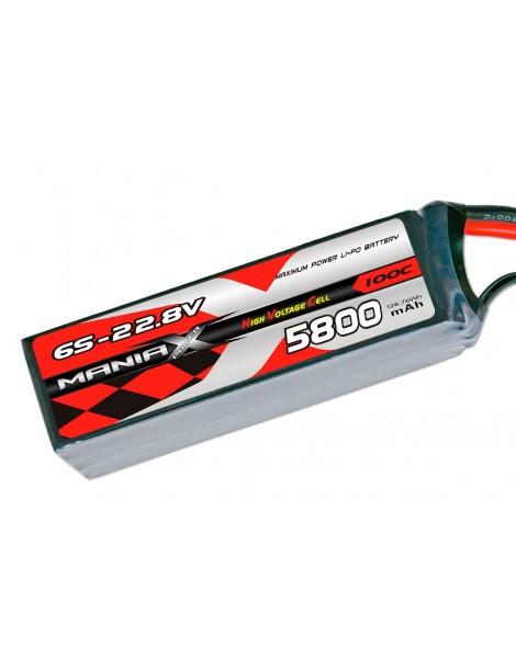 ManiaX LiHV 22.8V 5800mAh 100C RC akumuliatorius
