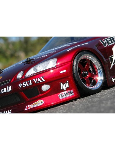 HPI Vertex Ridge Toyota Soarer Lexus SC skaidrus RC kėbulas 200 mm