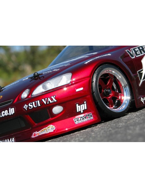 HPI Vertex Ridge Toyota Soarer Lexus SC skaidrus RC kėbulas 200 mm