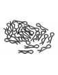 Body Pin 4mm Black (20pcs)