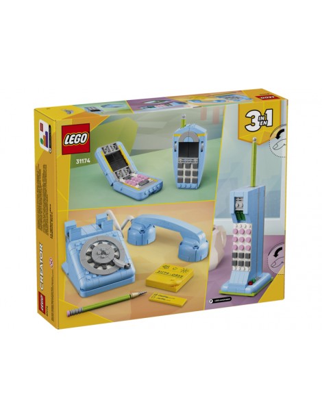 LEGO Creator 31174 Retro telefonas 3in1 rinkinys su trimis modeliais