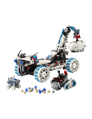 LEGO Technic 42211 Lunar Outpost mėnuleigis su kasybos ir MAPP visureigiais