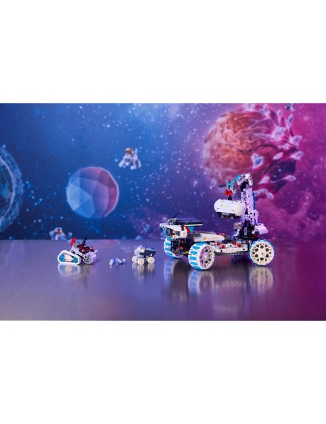 LEGO Technic 42211 Lunar Outpost mėnuleigis su kasybos ir MAPP visureigiais