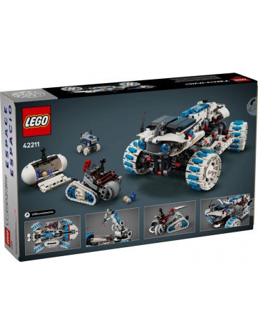 LEGO Technic 42211 Lunar Outpost mėnuleigis su kasybos ir MAPP visureigiais