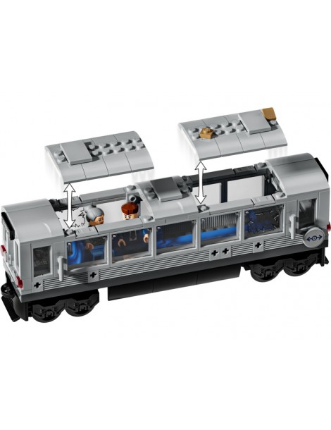 LEGO Marvel 76321 Žmogaus voro ir Daktaro Aštuonkojo kova su metro traukiniu