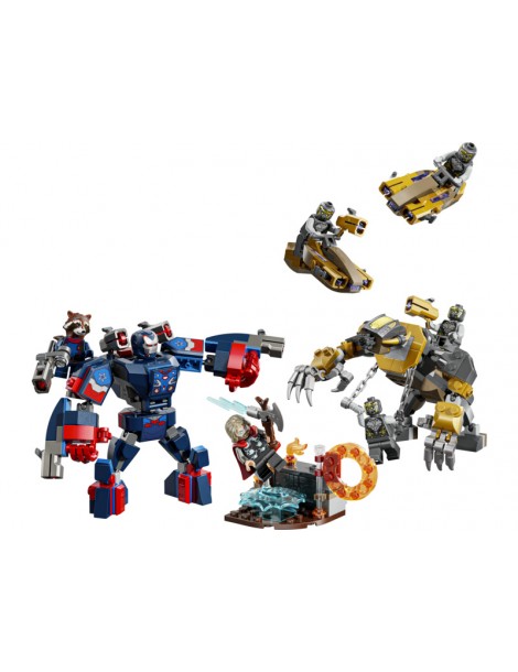 LEGO Marvel 76322 Toras prieš Čitaurį rinkinys su mini figūrėlėmis