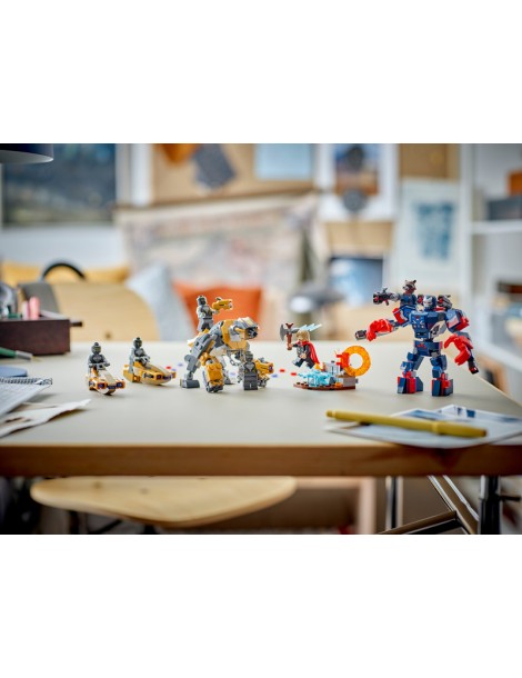 LEGO Marvel 76322 Toras prieš Čitaurį rinkinys su mini figūrėlėmis