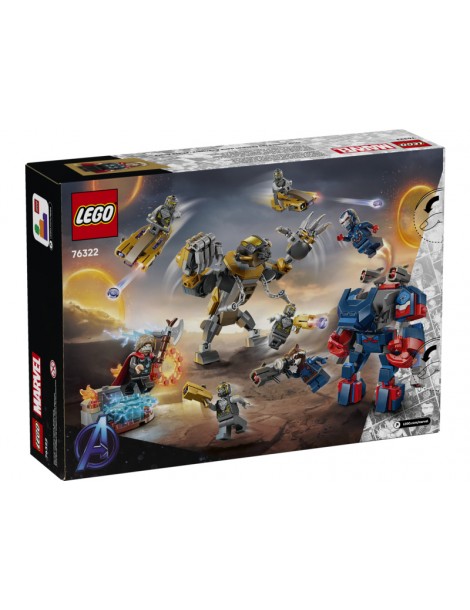 LEGO Marvel 76322 Toras prieš Čitaurį rinkinys su mini figūrėlėmis
