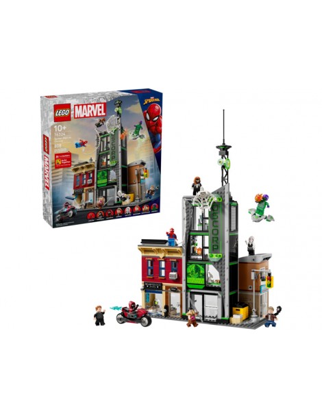 LEGO Marvel 76324 Žmogus voras prieš Oscorp rinkinys su mini figūrėlėmis