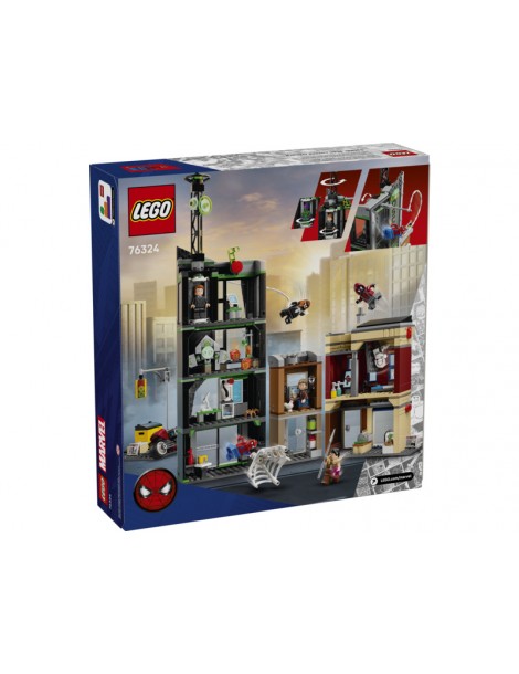 LEGO Marvel 76324 Žmogus voras prieš Oscorp rinkinys su mini figūrėlėmis