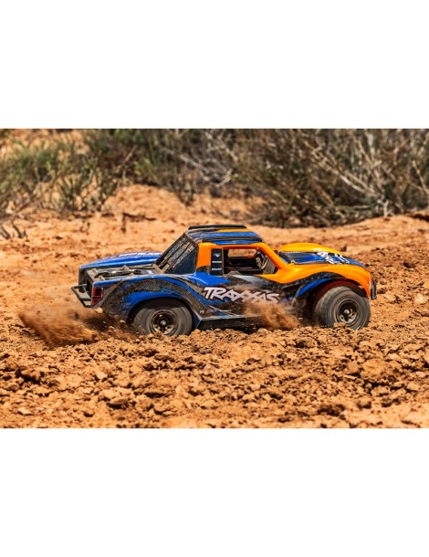 Traxxas Mini Slash BL-2s 1:12 4WD RTR Short Course tipo RC modelis Žalias