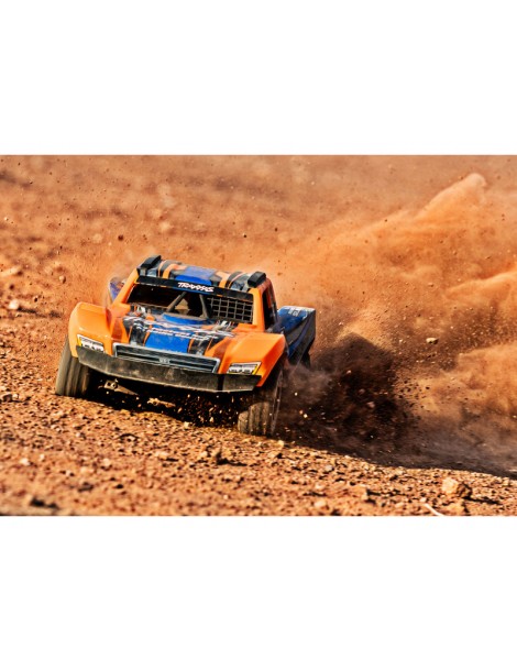 Traxxas Mini Slash BL-2s 1:12 4WD RTR Short Course tipo RC modelis Žalias