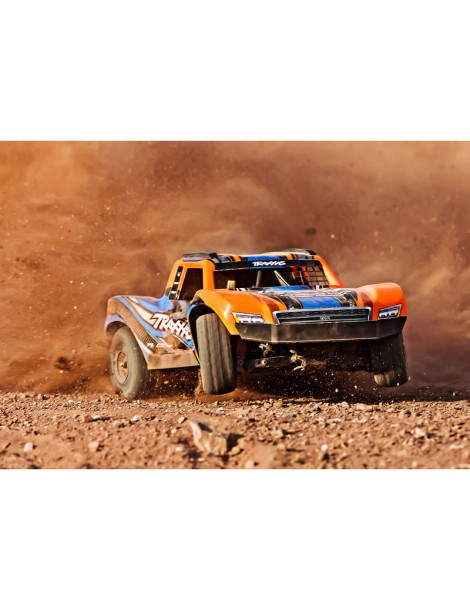 Traxxas Mini Slash BL-2s 1:12 4WD RTR Short Course tipo RC modelis Žalias