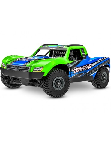 Traxxas Mini Slash BL-2s 1:12 4WD RTR Short Course tipo RC modelis Žalias