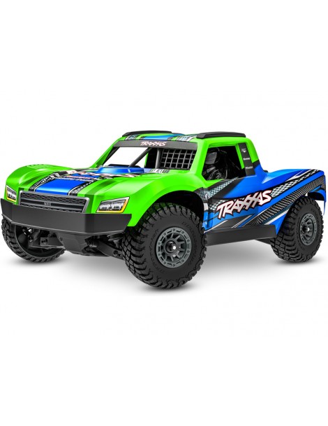 Traxxas Mini Slash BL-2s 1:12 4WD RTR Short Course tipo RC modelis Žalias