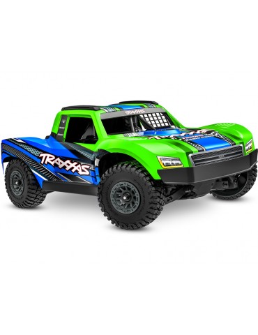 Traxxas Mini Slash BL-2s 1:12 4WD RTR Short Course tipo RC modelis Žalias