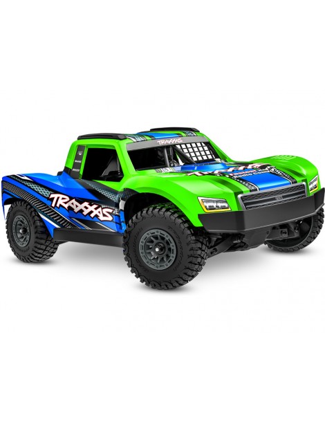 Traxxas Mini Slash BL-2s 1:12 4WD RTR Short Course tipo RC modelis Žalias