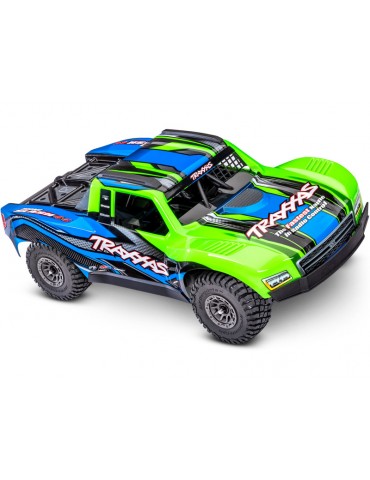 Traxxas Mini Slash BL-2s 1:12 4WD RTR Short Course tipo RC modelis Žalias