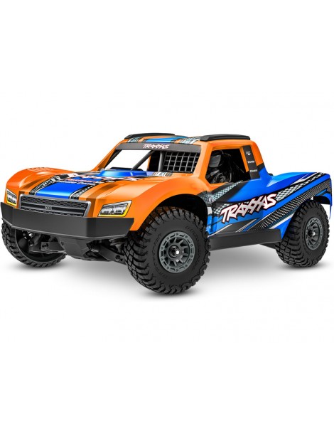 Traxxas Mini Slash BL-2s 1:12 4WD RTR Oranžinis Short Course tipo RC modelis